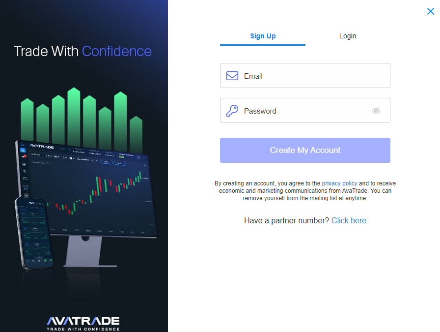 avatrade account opening