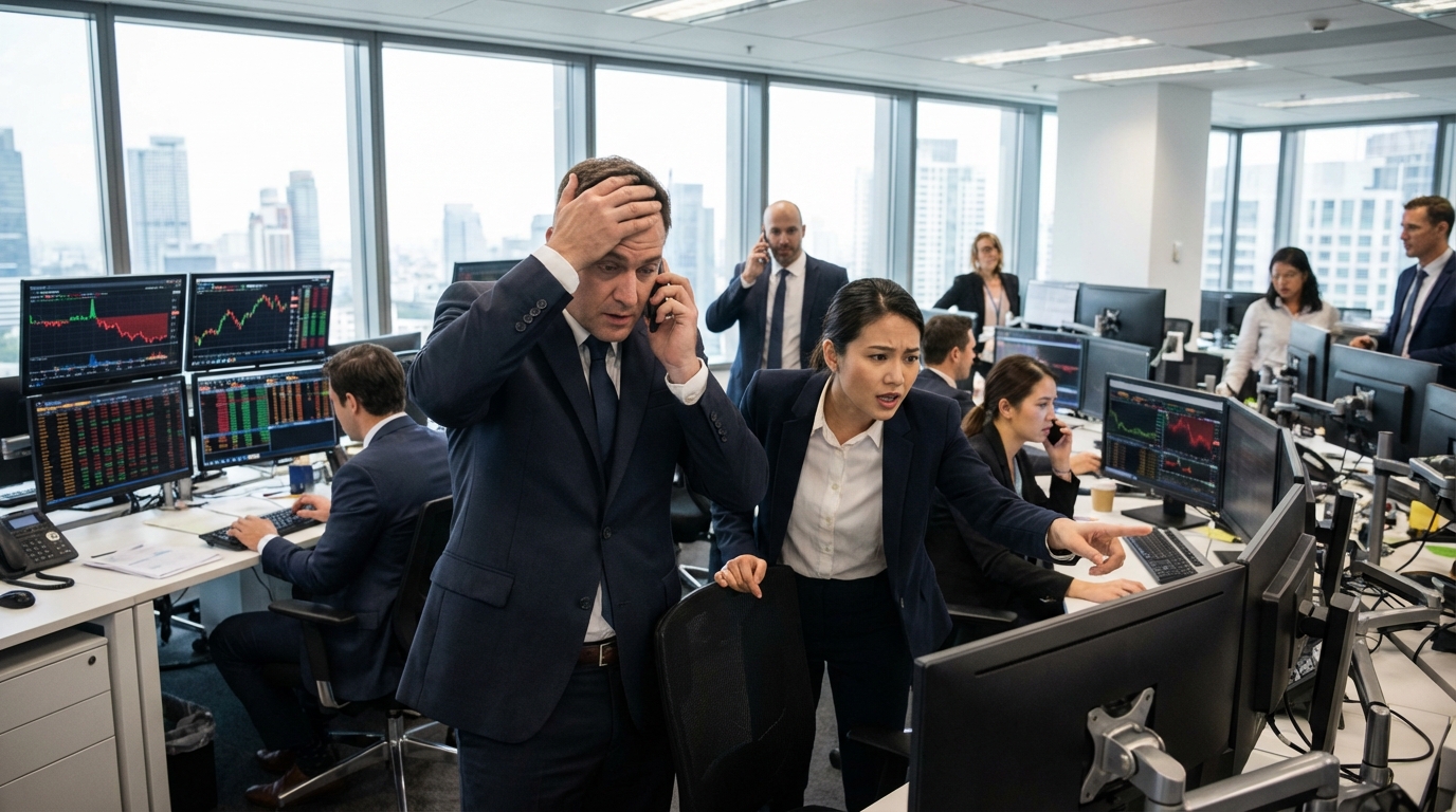How Brokers React During Market Stress